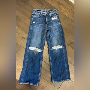 super high rise baggy wide leg jeans